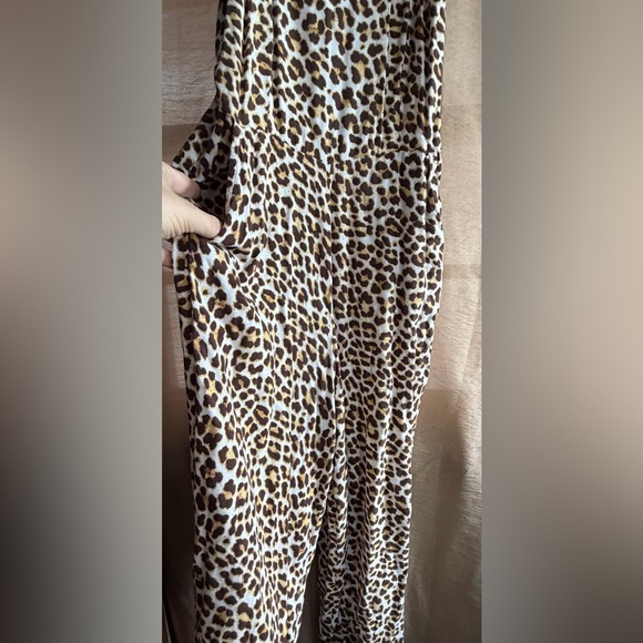 🖤 Jessica Simpson Leopard Print Jumpsuit – Size S - Picture 4 of 5